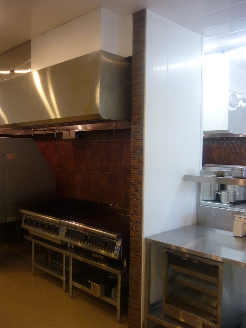 Gill and Neo gave a renovated look to the commercial kitchen of their